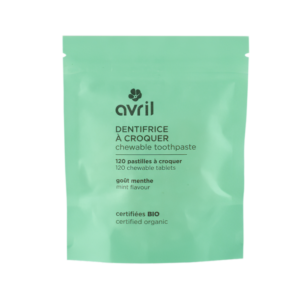 Dentifrice à croquer - recharge de 120 pastilles - certifiées bio