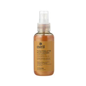 Huile pailletée multi-usages 100ml - Certifiée bio